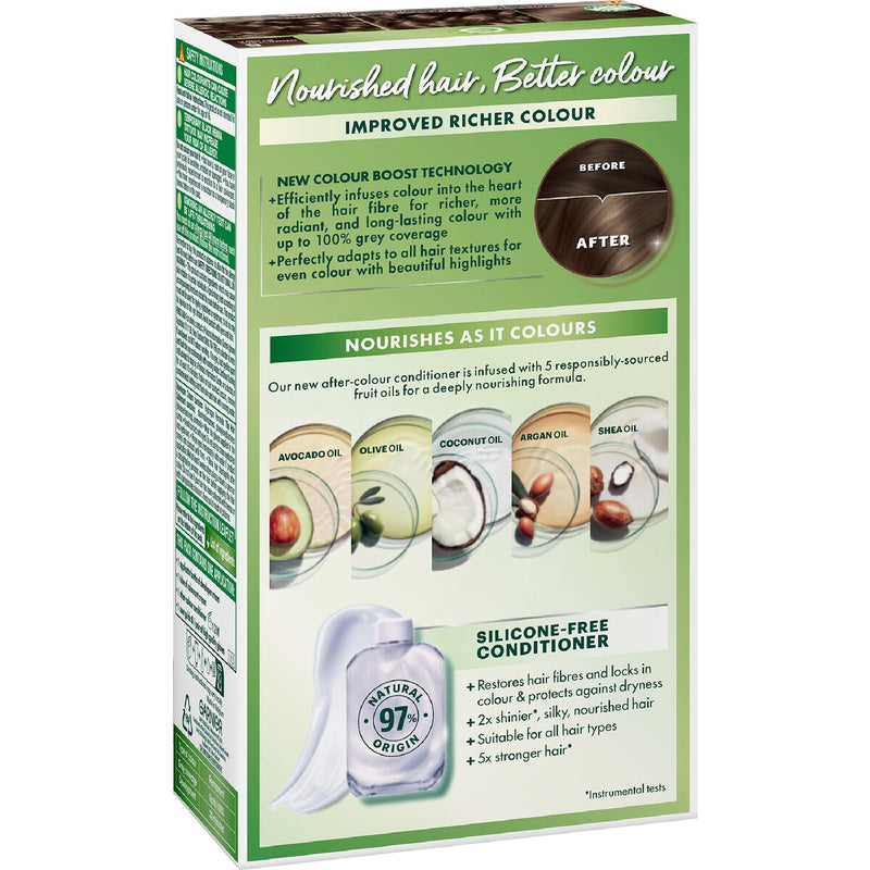 Garnier Nutrisse Hair Colour 5 Chocolate Brown Each