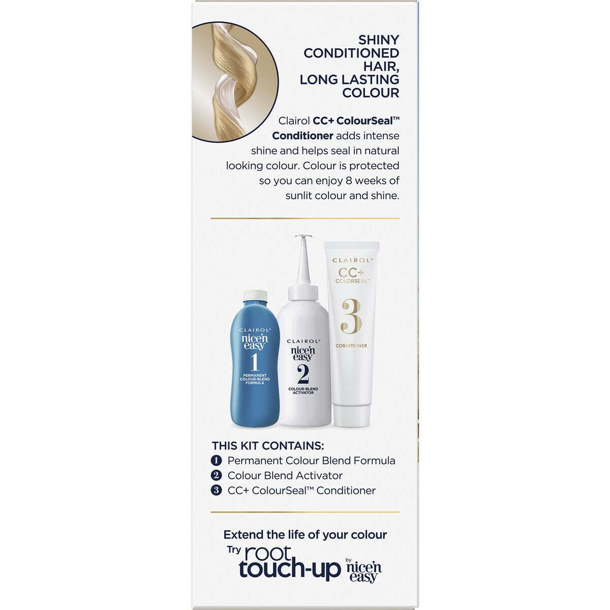 Clairol Nice & Easy Permanent 9.5 Extra Light Blonde Hair Colour Each