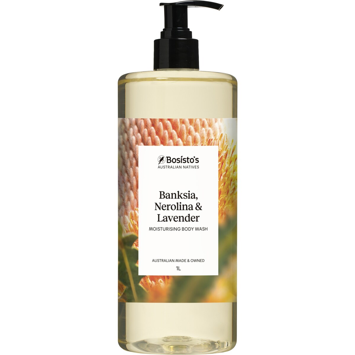 Bosisto's Banksia, Nerolina & Lavender Moisturising Body Wash 1L