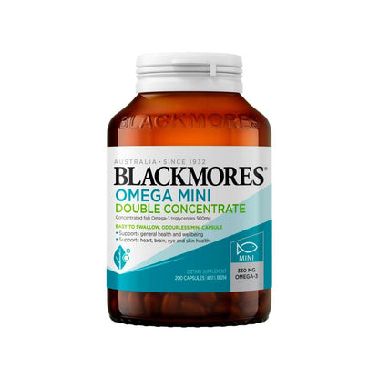 Blackmores Odourless Fish Oil Omega-3 Mini Capsules - 200 pack