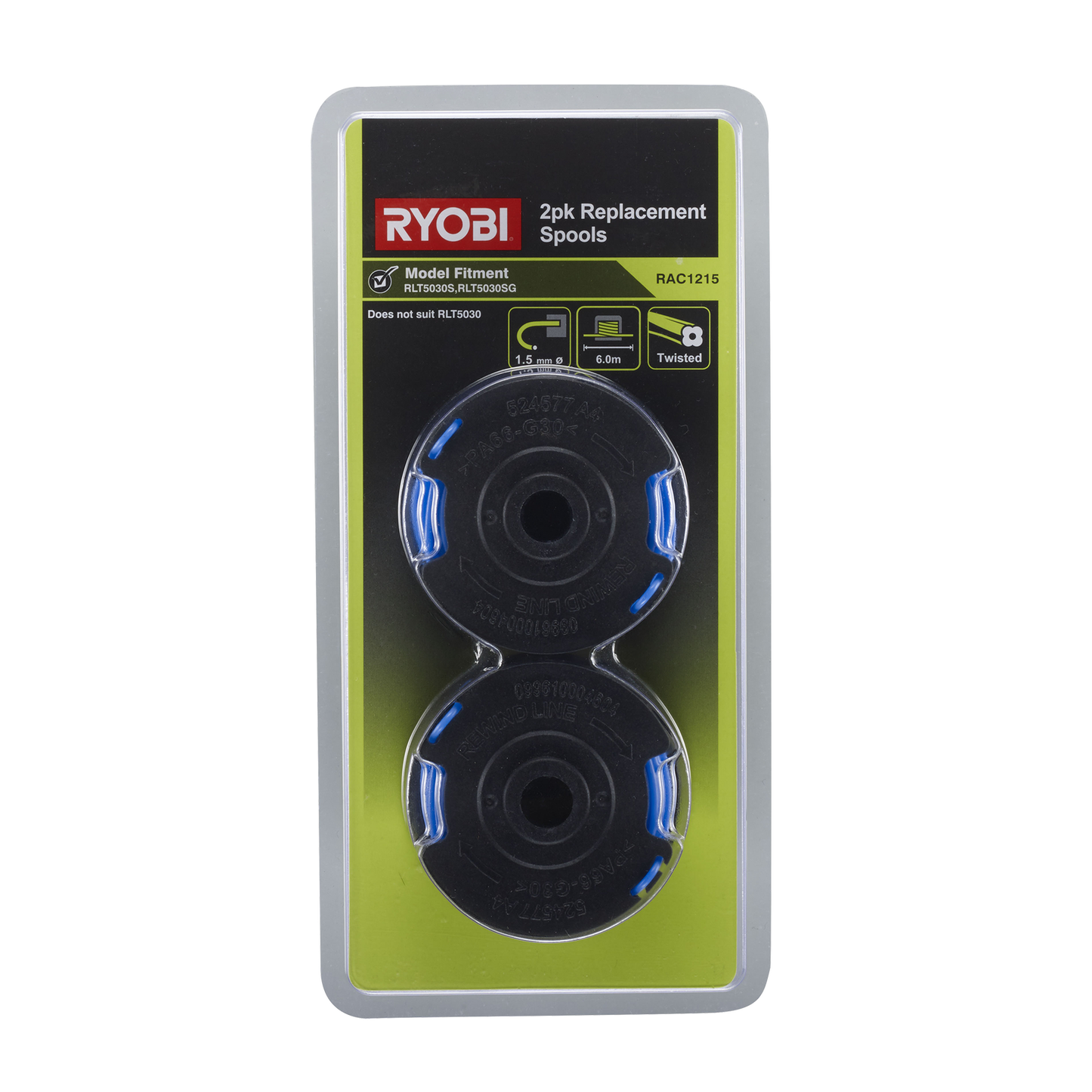 Ryobi Replacement Spools - 2 Pack