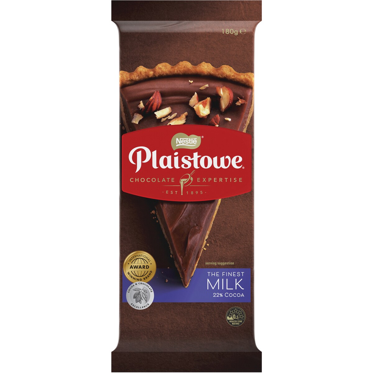 Nestle Plaistowe Milk Chocolate Baking Block 180g