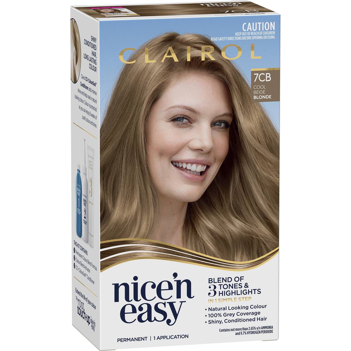 Clairol Nice 'N Easy Permanent 7cb Dark Champagne Blonde Each