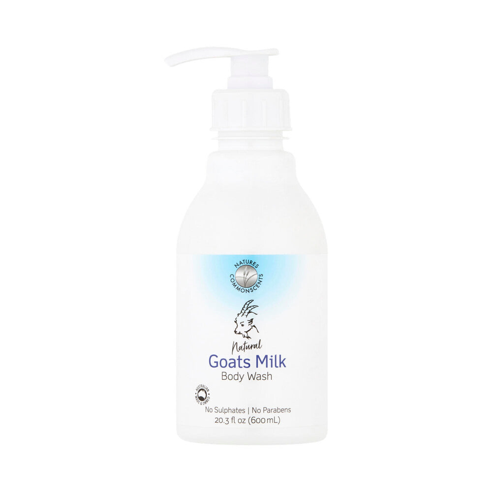 Natures Commonscents Goats Milk Body Wash - 600mL