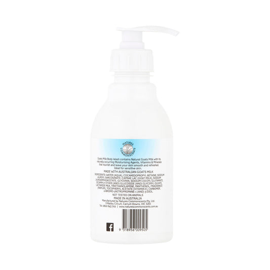 Natures Commonscents Goats Milk Body Wash - 600mL