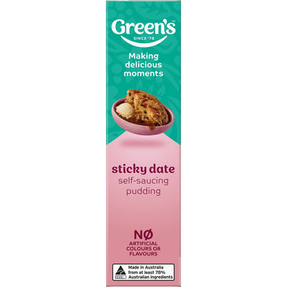 Greens Pudding Traditional Sticky Date 260g