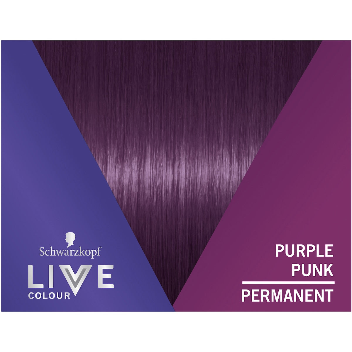 Schwarzkopf Live Colour Permanent Hair Dye Purple Punk Each