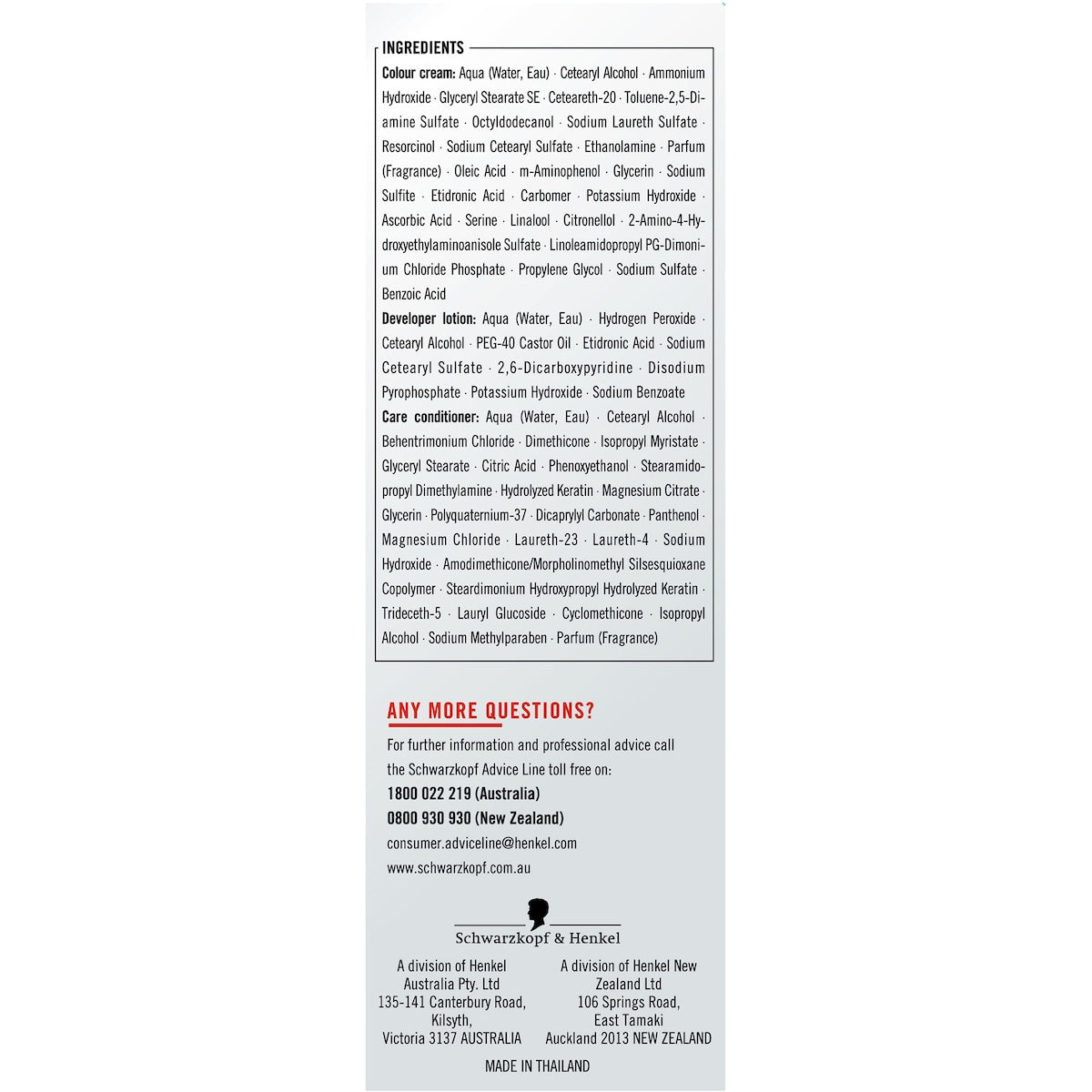Schwarzkopf Live Colour Permanent Hair Dye Medium Brown Each