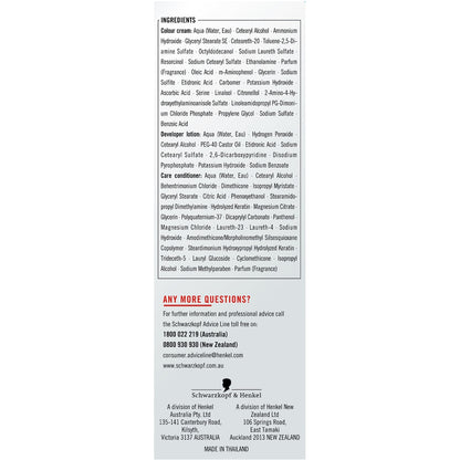Schwarzkopf Live Colour Permanent Hair Dye Medium Brown Each