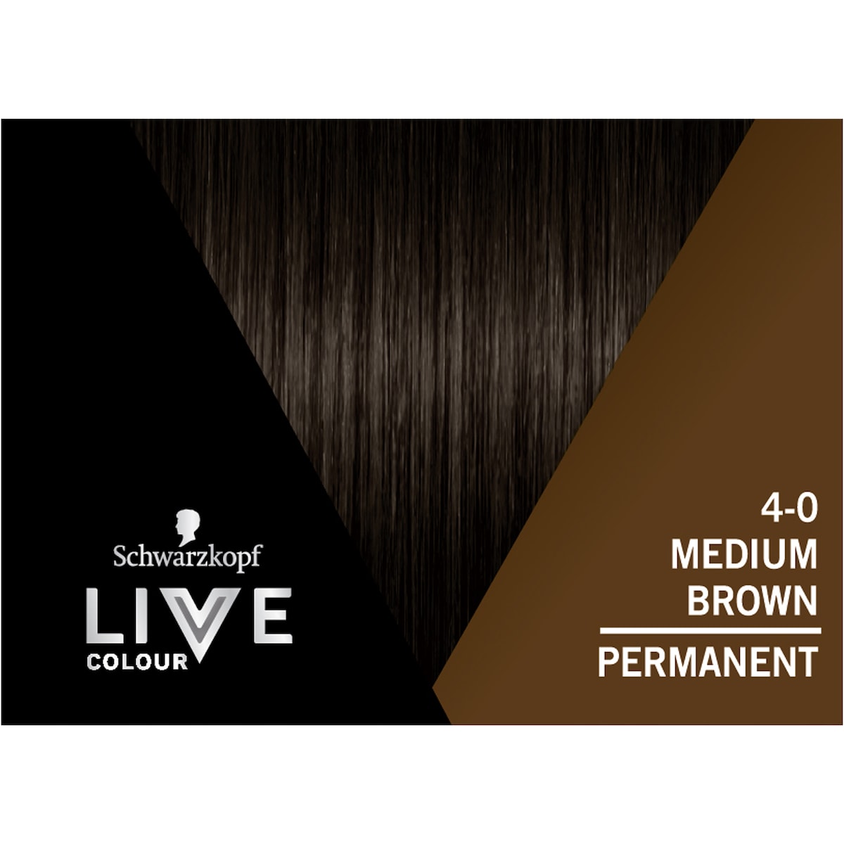 Schwarzkopf Live Colour Permanent Hair Dye Medium Brown Each
