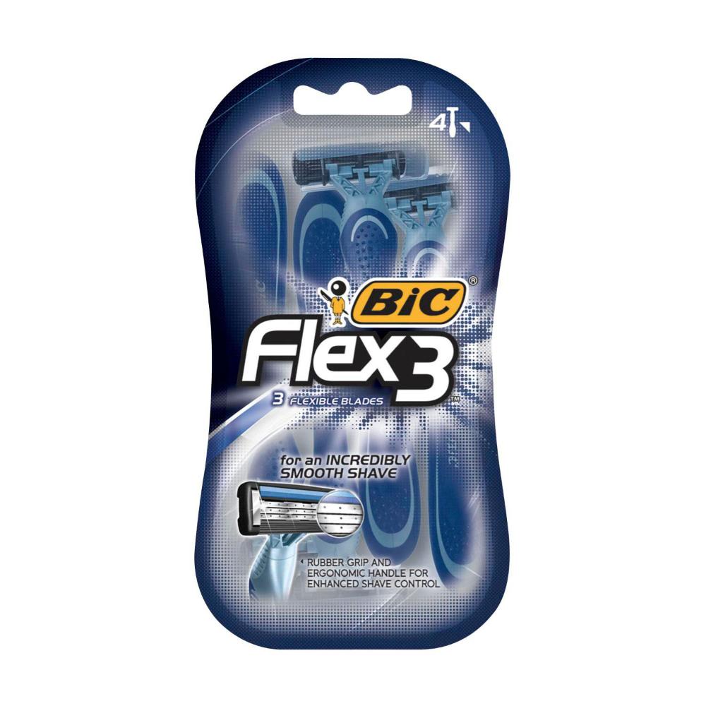 Bic Flex 3 Men's Disposable Razor - 4 pack