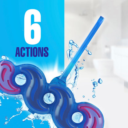 Harpic Blue Power Floral Sensations Toilet Cleaner Block Each