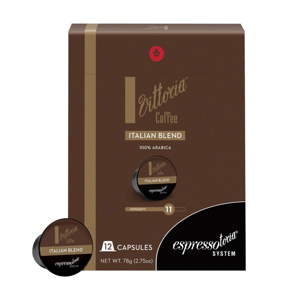 Vittoria Espressotoria Italian Blend Coffee Capsules 12 Pack - 78g