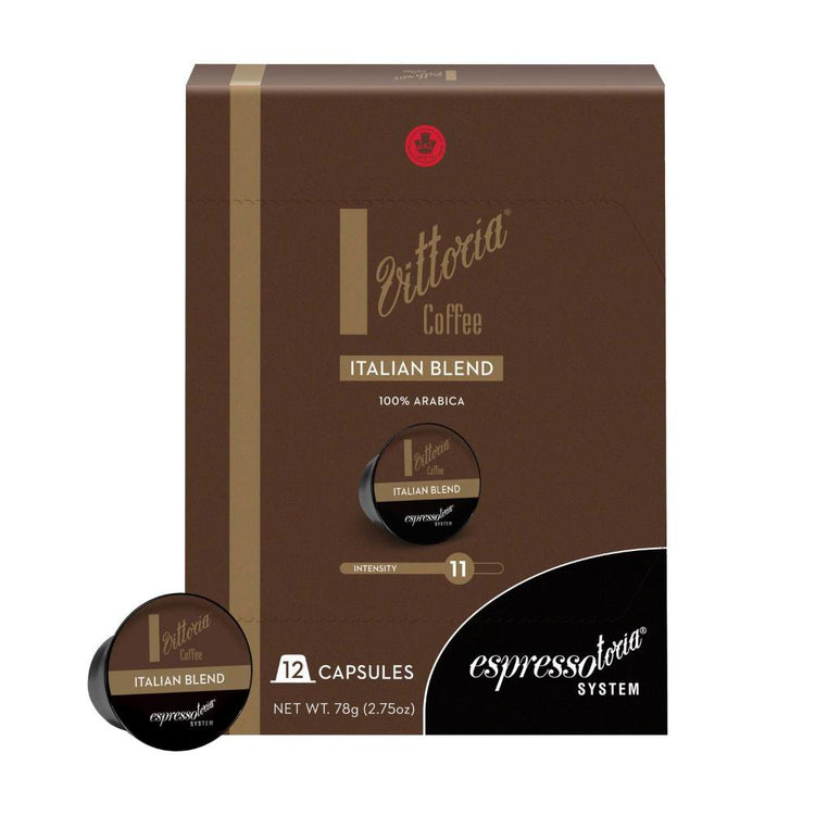 Vittoria Espressotoria Italian Blend Coffee Capsules 12 Pack - 78g