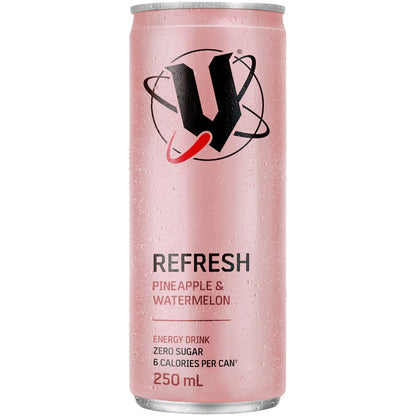 V Energy Refresh Pineapple & Watermelon Zero Sugar Can 250mL