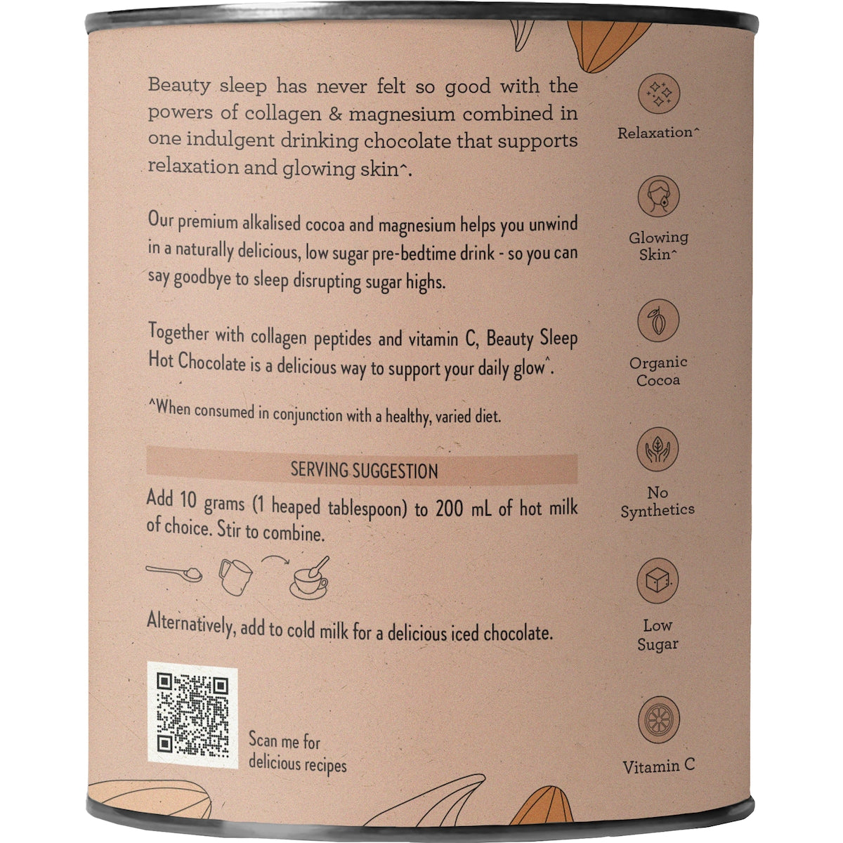 Nutra Naturals Collagen Hot Chocolate Powder 200g
