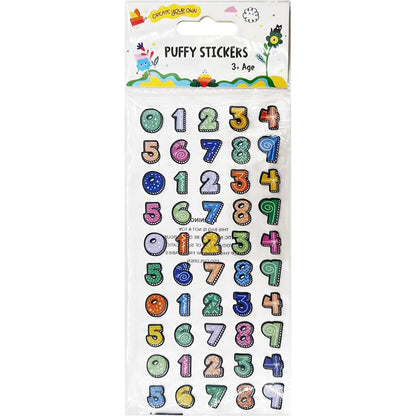 Puffy Stickers Assorted Each