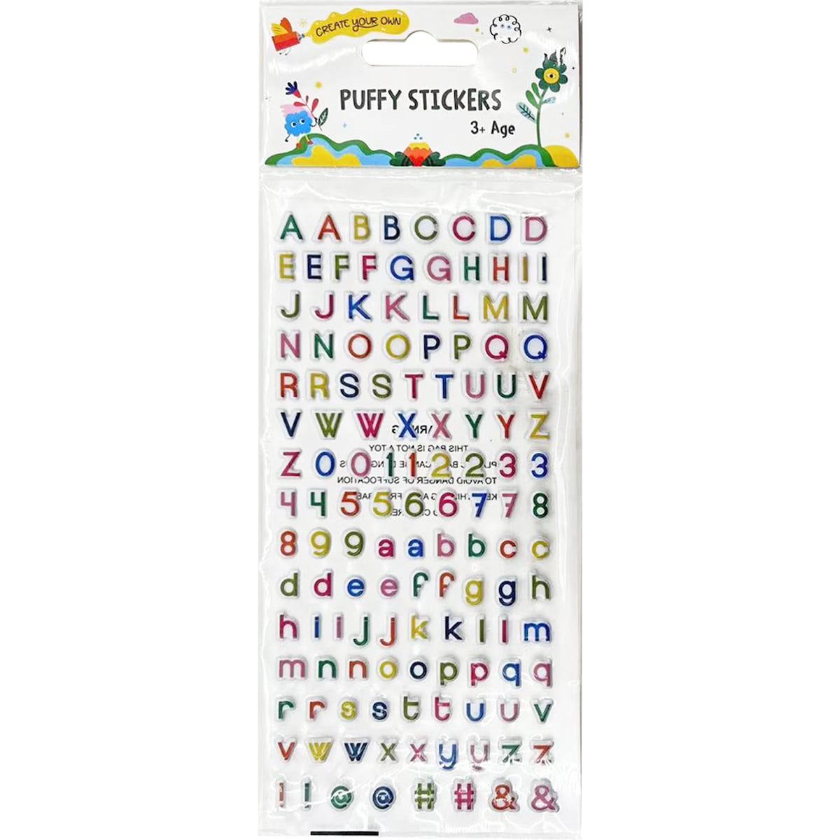Puffy Stickers Assorted Each