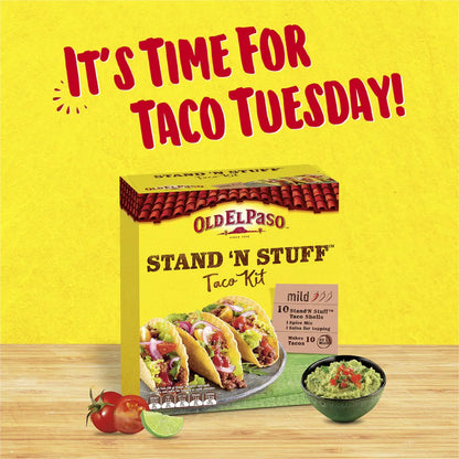 Old El Paso Stand 'n Stuff Taco Kit Mexican Style Mild 295g