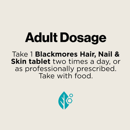 Blackmores Nails Hair & Skin Beauty Vitamin Tablets 60 pack