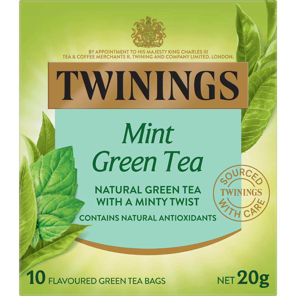 Twinings Green Tea & Mint Tea Bags | 10 pack