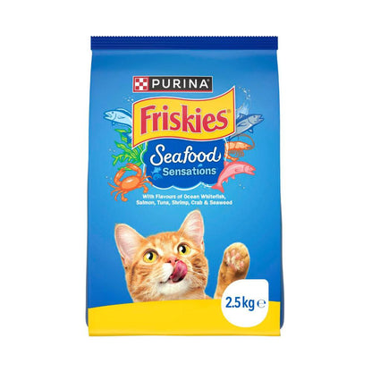 Friskies Seafood Sensations Cat Food - 2.5kg