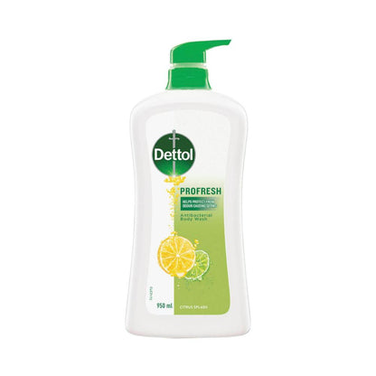 Dettol Profresh Shower Gel Body Wash Lemon And Lime - 950mL