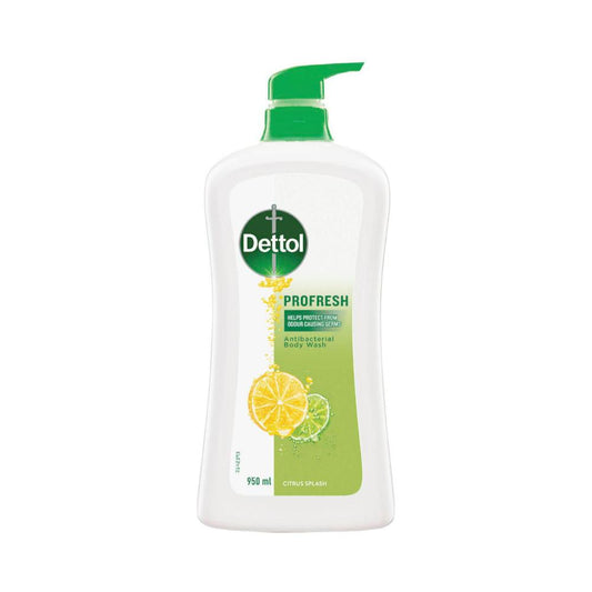 Dettol Profresh Shower Gel Body Wash Lemon And Lime - 950mL