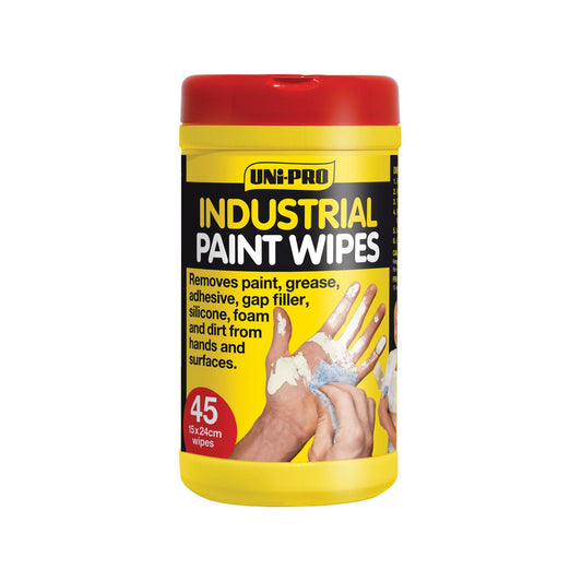 Uni-Pro Industrial Paint Wipes - 45 Pack