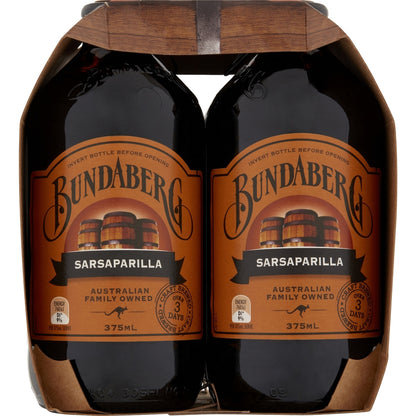 Bundaberg Sarsaparilla 375ml X 4 Pack