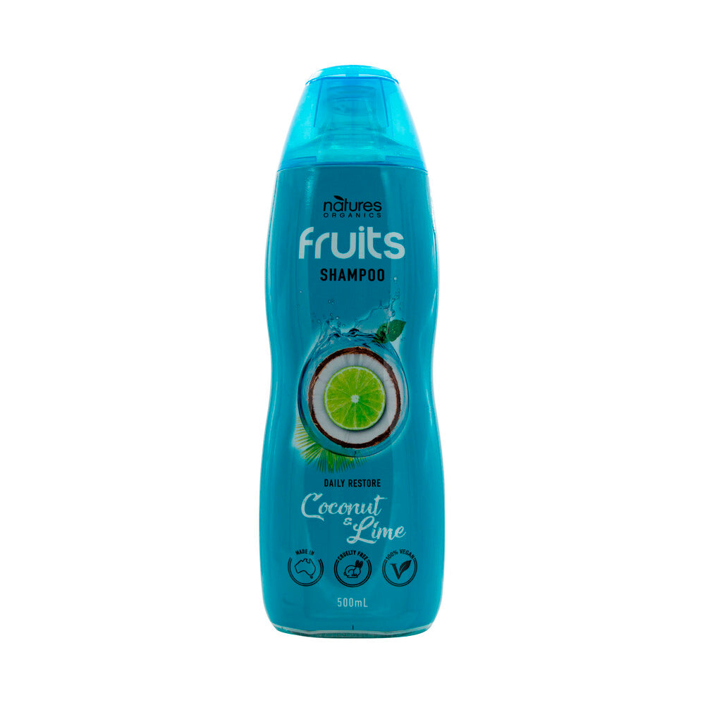 Nature's Organics Fruits Shampoo Coconut & Lime - 500mL