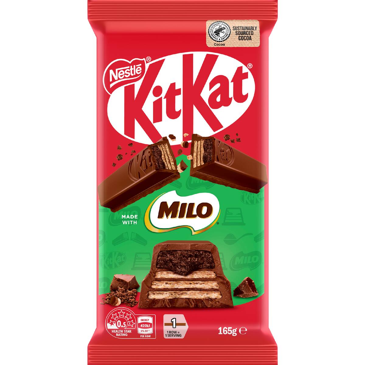 Kitkat Milo Milk Chocolate Block 165g