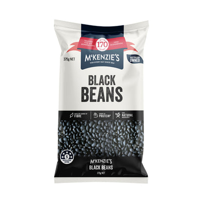 McKenzie's Dried Black Beans - 375g