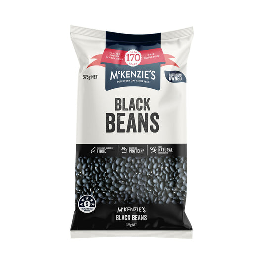 McKenzie's Dried Black Beans - 375g