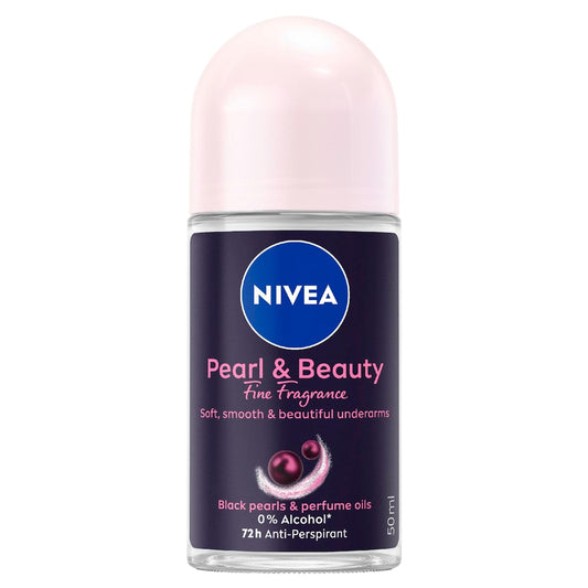 Nivea Black Pearl & Beauty Roll On Deodorant 50ml