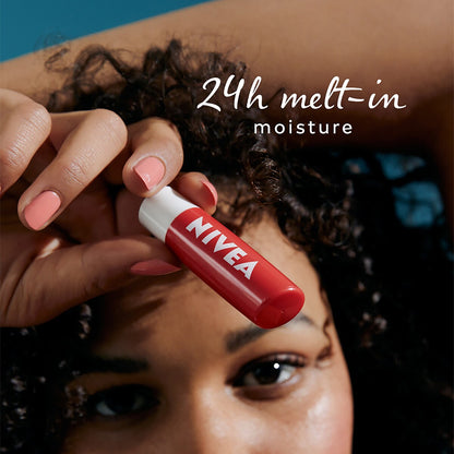 Nivea Lip Care Pomegranate Shine Lip Balm For Dry Lips 4.8g