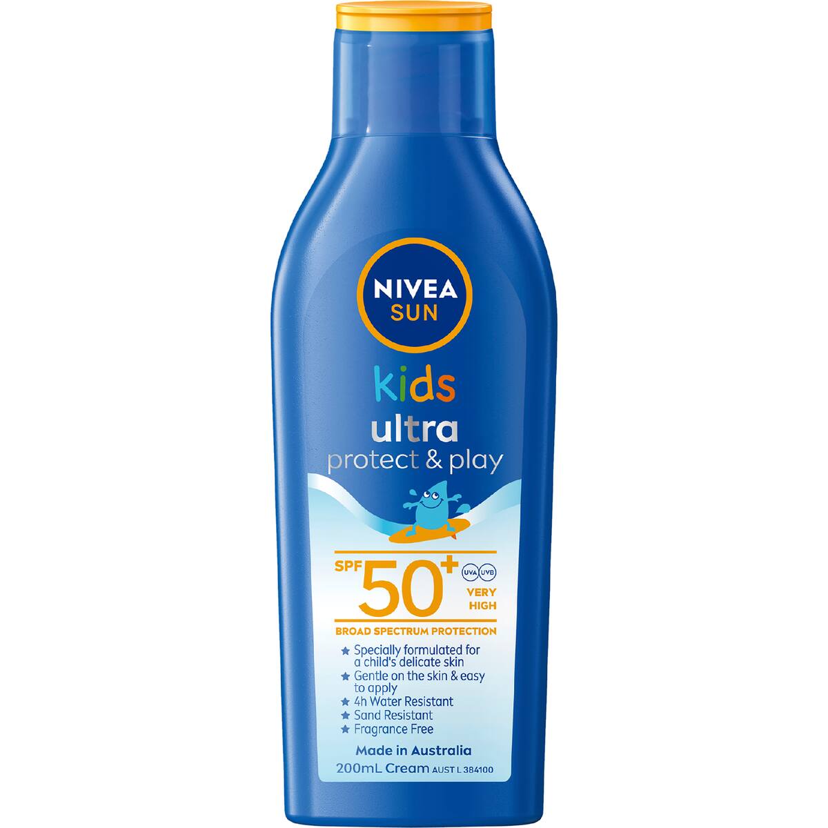 Nivea Spf 50+ Sun Kids Ultra Protect & Play Sunscreen Lotion 200ml