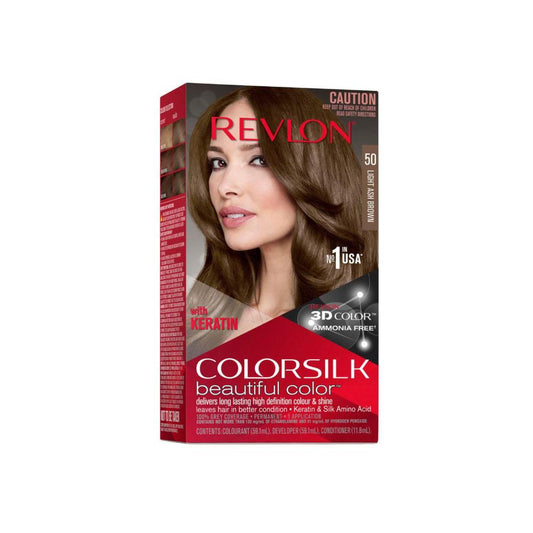 Revlon Colorsilk Light Ash Brown 50 Hair Colour - 1 pack
