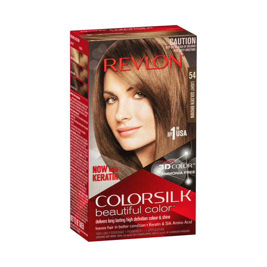 Revlon Colorsilk Light Gold Brown 54 Hair Colour - 1 pack