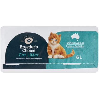 Breeders Choice Paper Cat Litter 6l