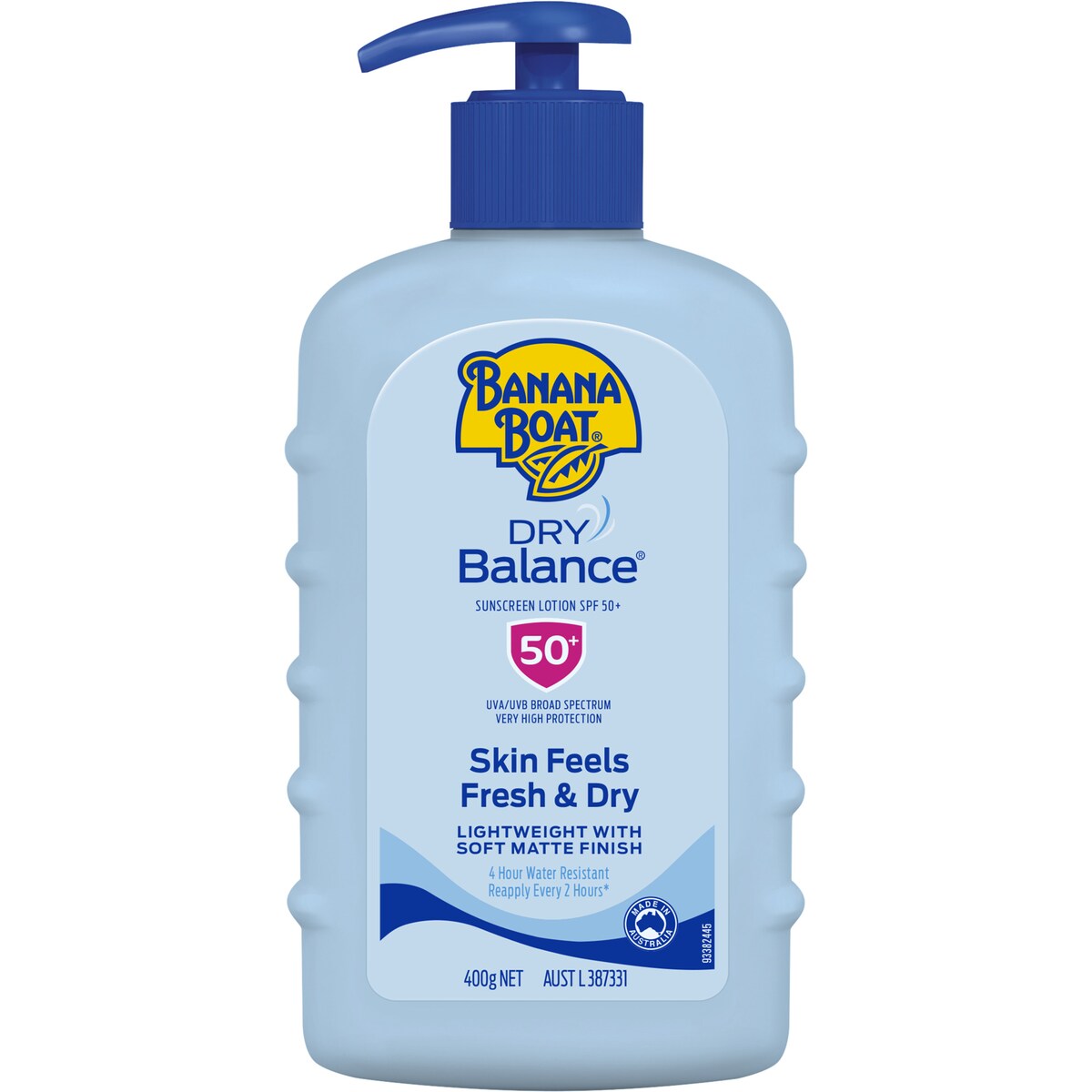 Banana Boat Dry Balance Sunscreen Spf50+ 400g