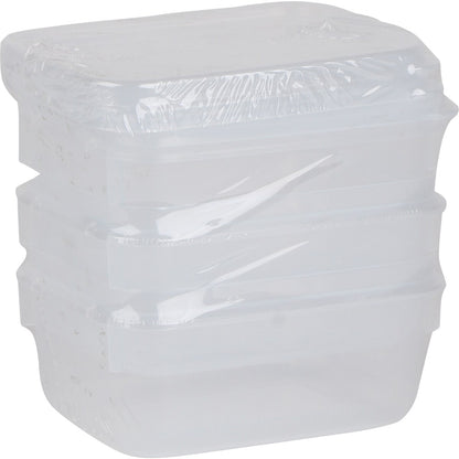 Decor Tellfresh Container Set, Oblong 250ml X 3 Pack