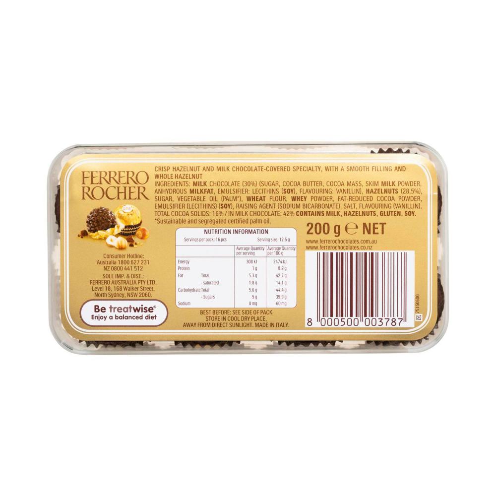 Ferrero Rocher Chocolate Gift Box 16 Pack - 200g