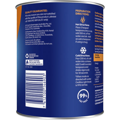 Ovaltine Chocolate Light Break Energy Drink 400g
