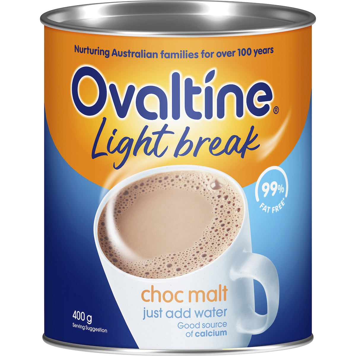 Ovaltine Chocolate Light Break Energy Drink 400g
