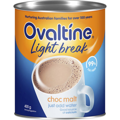 Ovaltine Chocolate Light Break Energy Drink 400g
