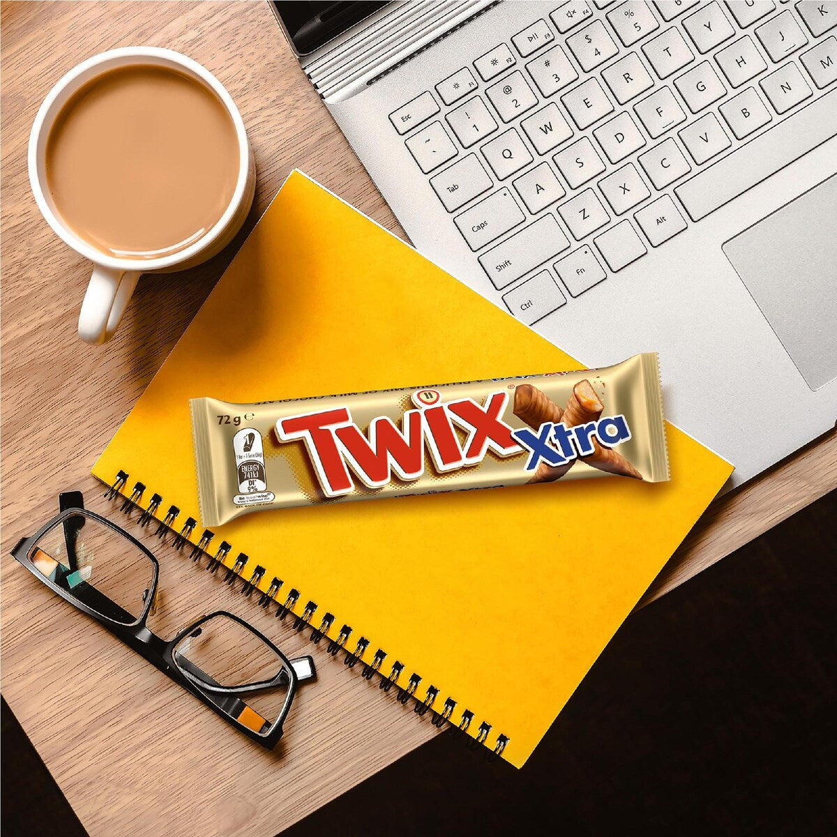 Twix Xtra Milk Chocolate Bar 72g