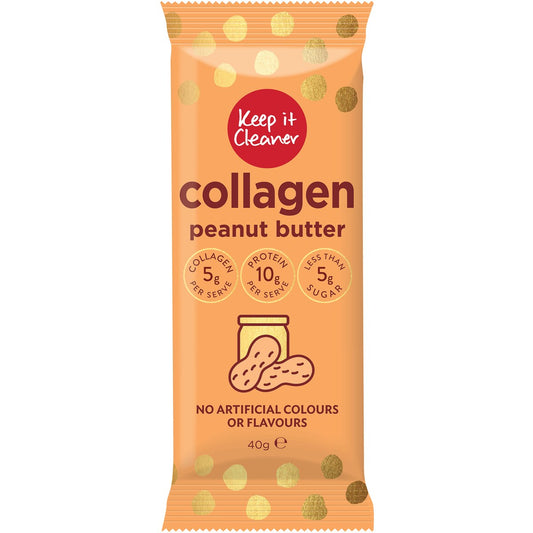 Keep It Cleaner Peanut Butter Collagen Bar 40g