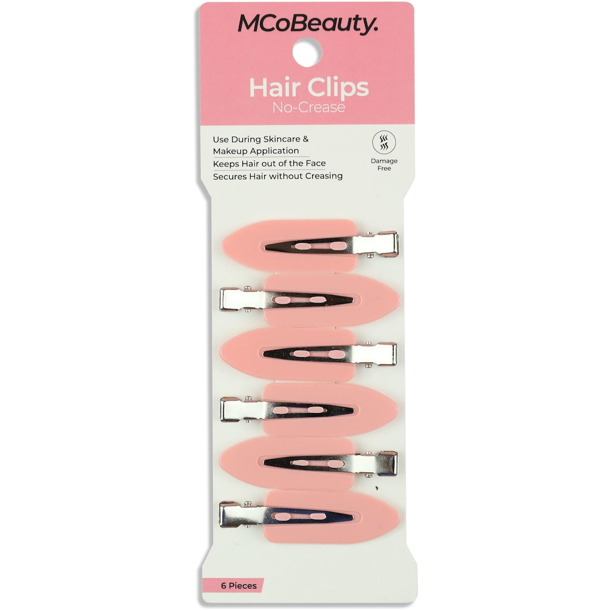 Mcobeauty Hair Clips No Crease Assorted 6 Pack