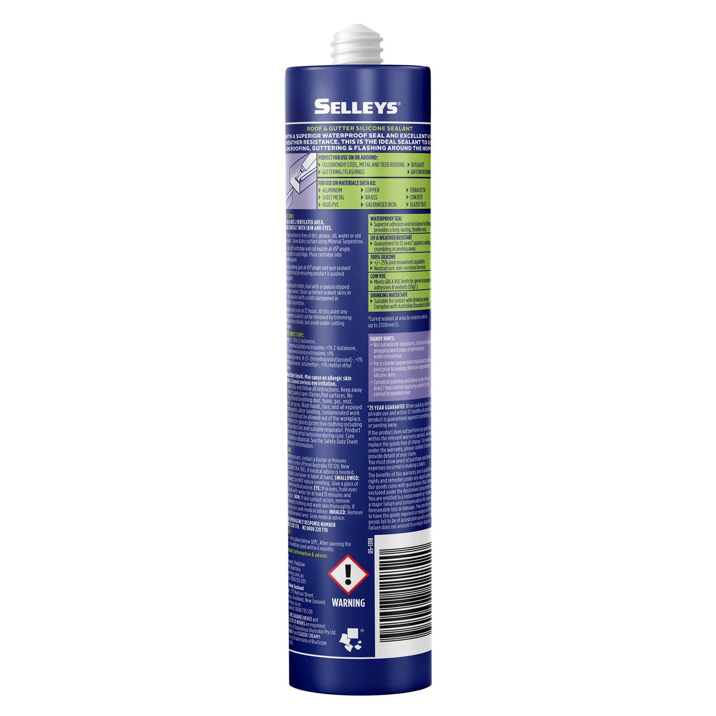 Selleys Classic Cream Roof and Gutter Sealant - 300g